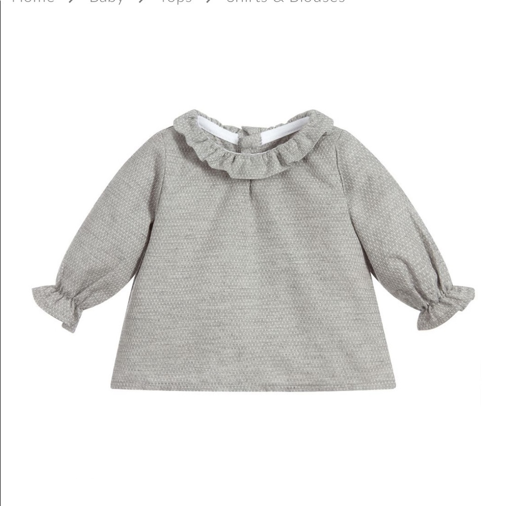 Mebi Grey Blouse 0-3 month